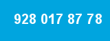 928 017 87 78